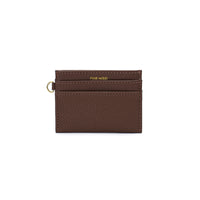 Alex Card Holder - Espresso Pebbled