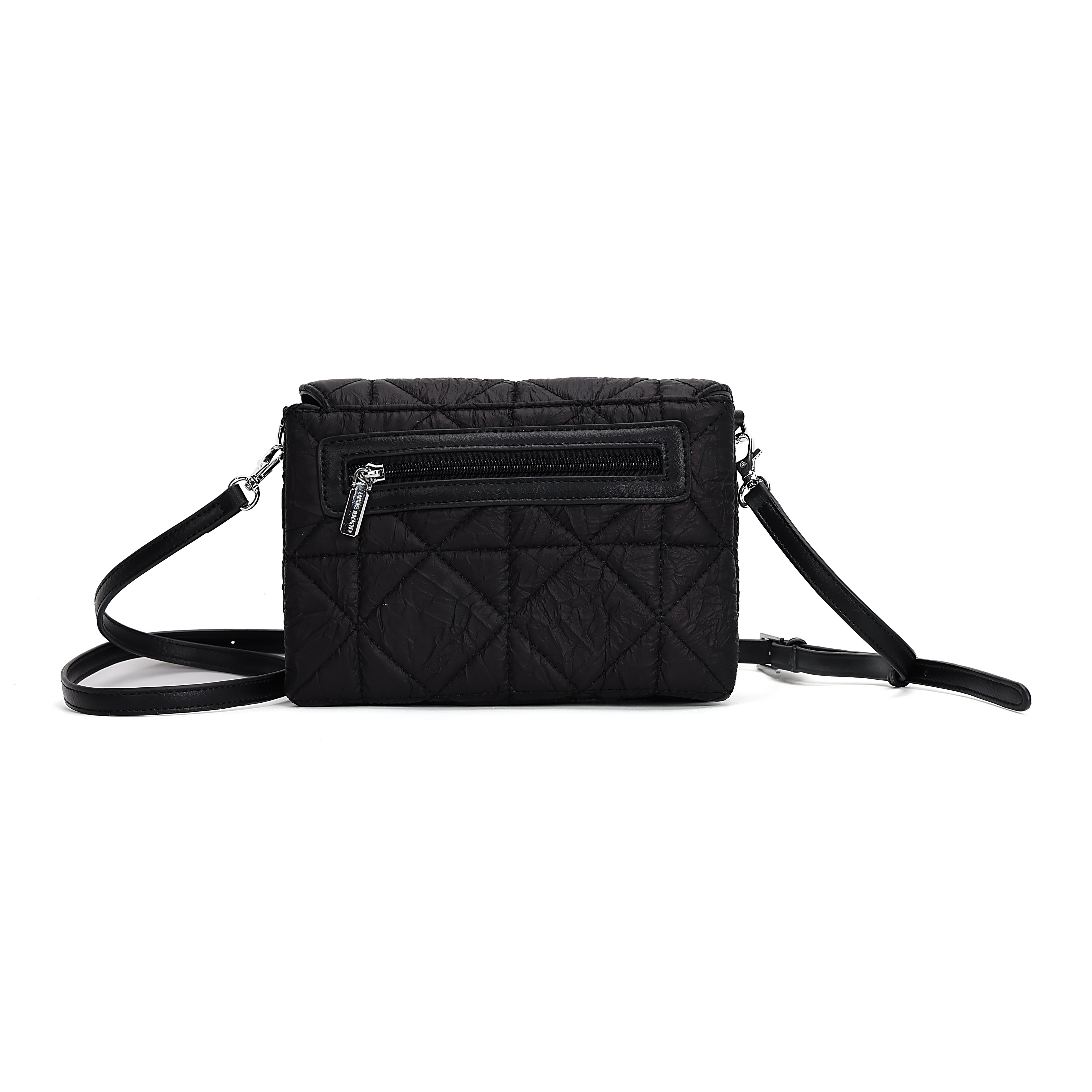 Gianna Crossbody - Black Quilted