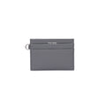 Alex Card Holder - Grey Pebbled