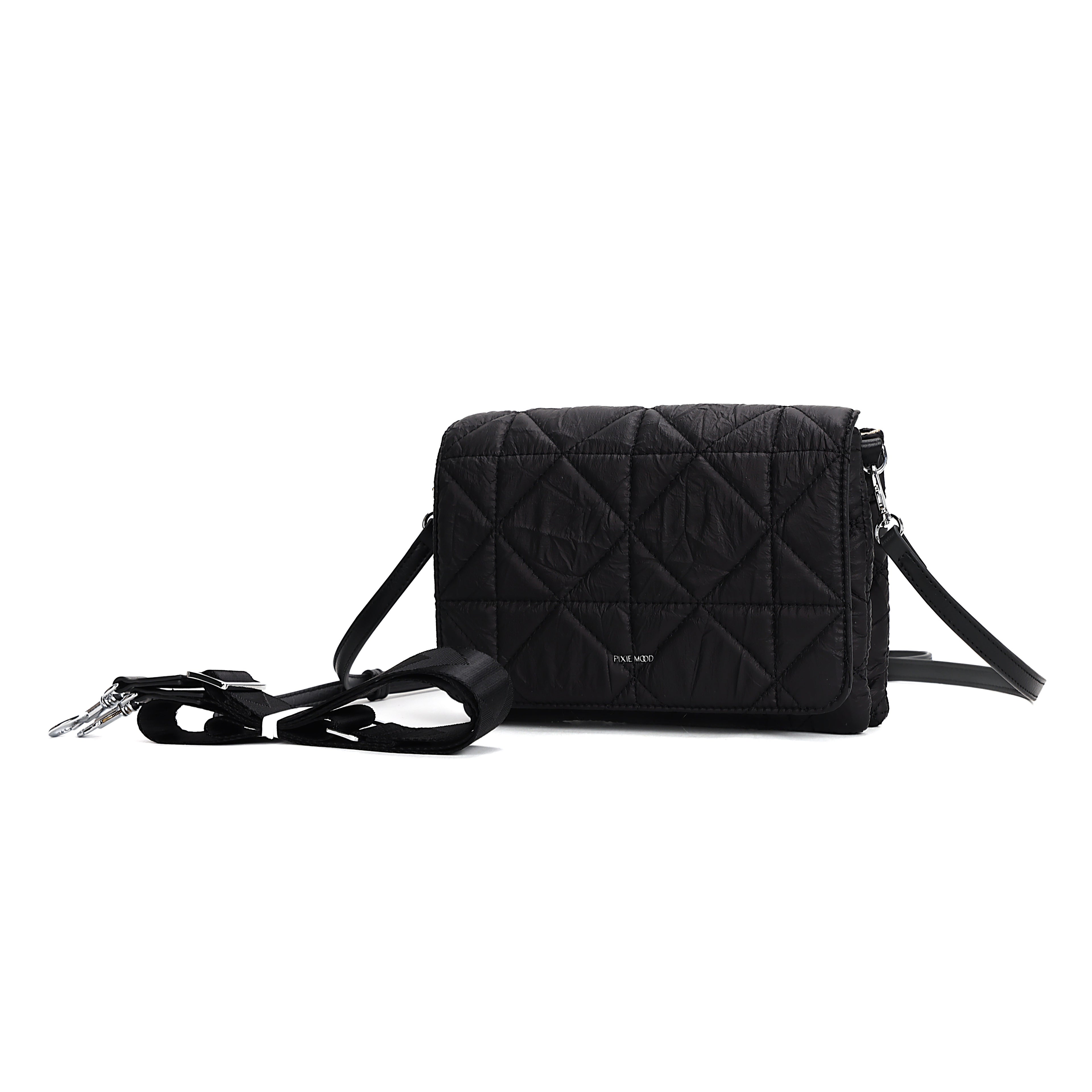 Gianna Crossbody - Black Quilted