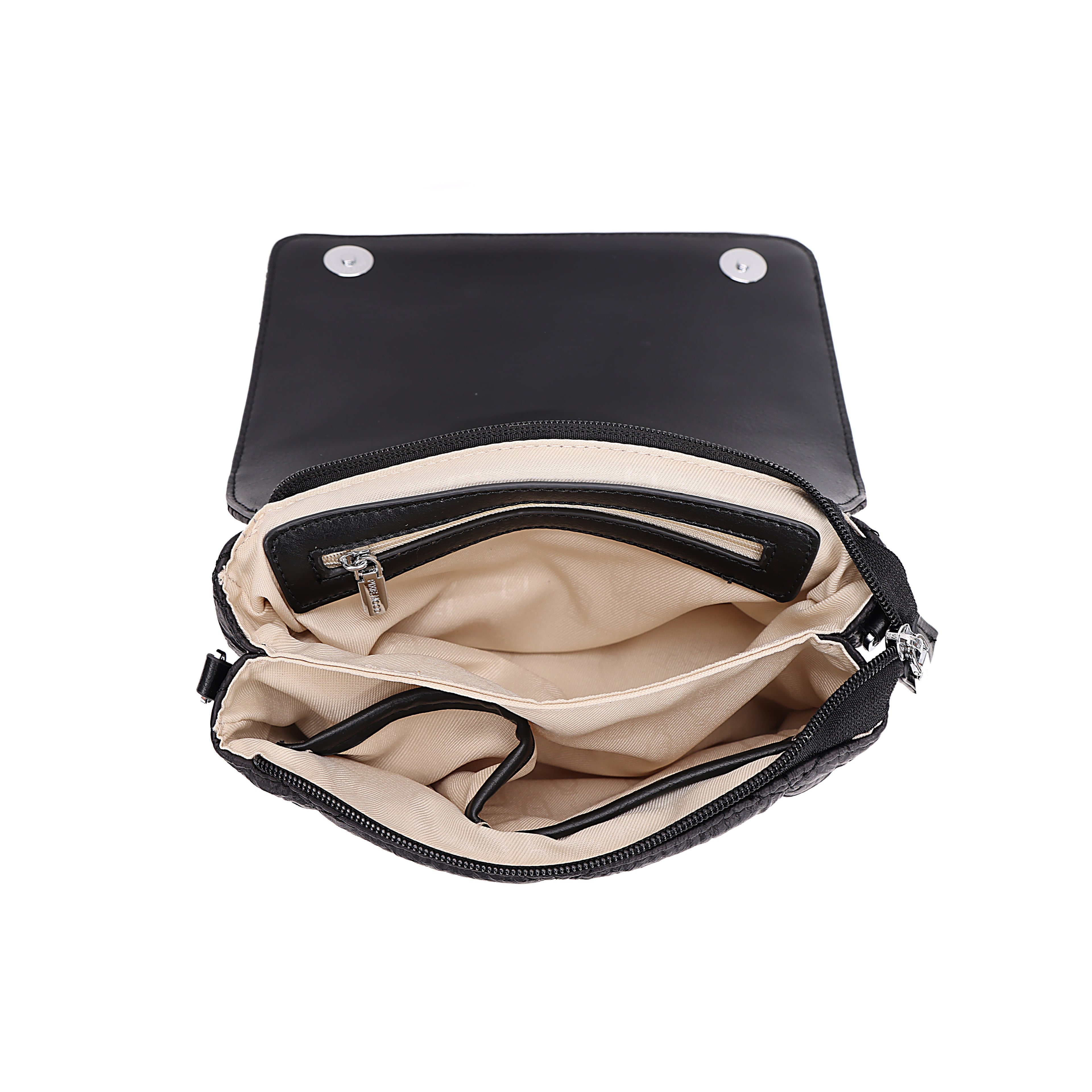 Gianna Crossbody - Black Quilted