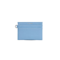 Alex Card Holder - Light Blue Pebbled