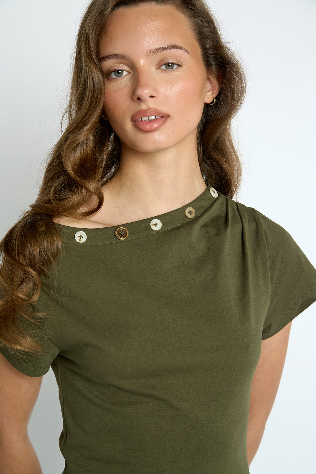 Lumina Midaxi Dress - Khaki