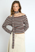 Destiny Top - Multi Stripe