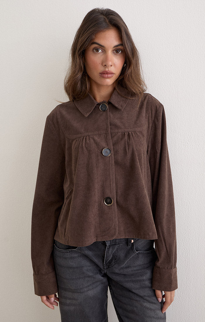Toba Jacket - Dark Brown