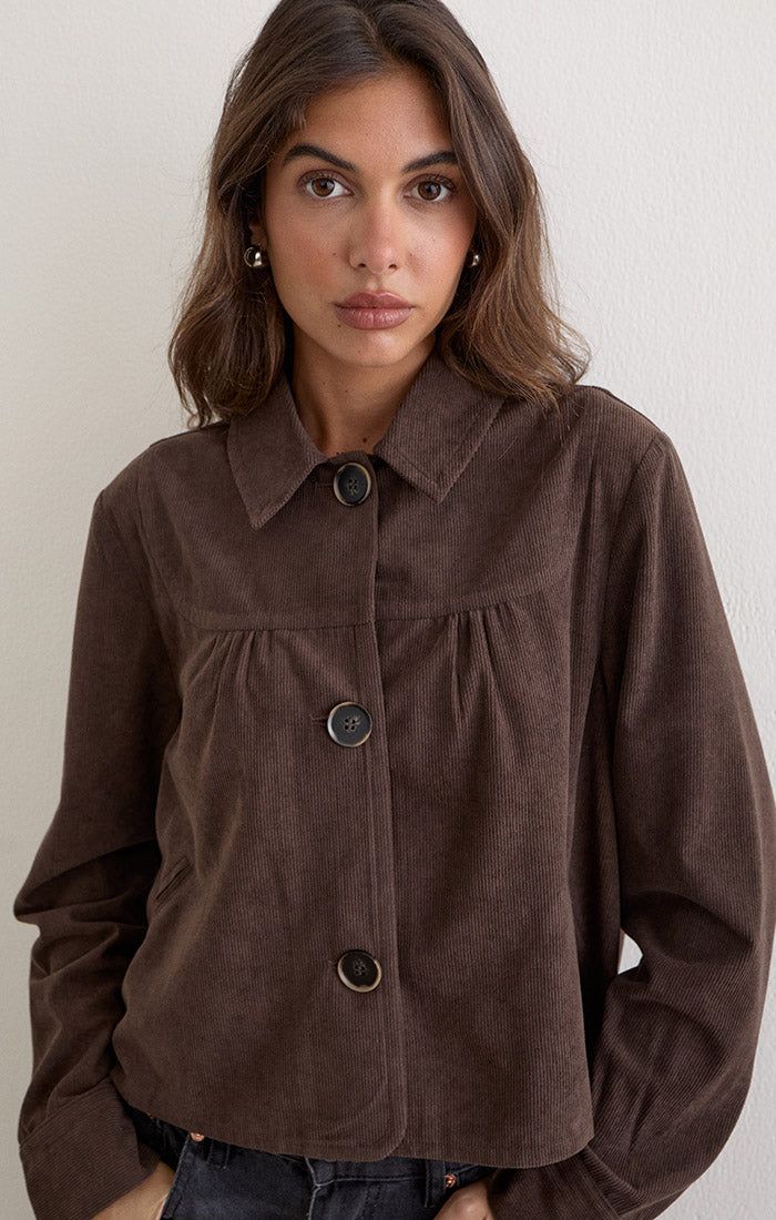 Toba Jacket - Dark Brown