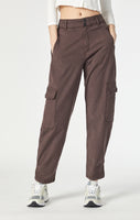 Elsie Cargo Pants - Java Lux Twill