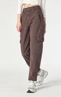 Elsie Cargo Pants - Java Lux Twill