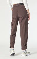 Elsie Cargo Pants - Java Lux Twill