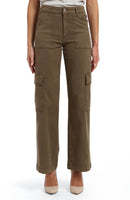 Alva Cargo Pants - Capers Luxe Twill