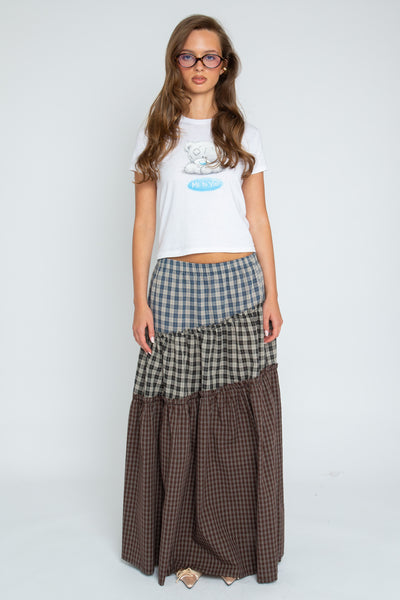 Lula Skirt - Mixed Check