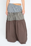 Lula Skirt - Mixed Check