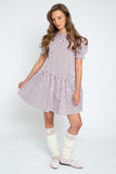 Cherub Dress - Pink Stripe