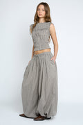 Sesame Trouser - Brown Check