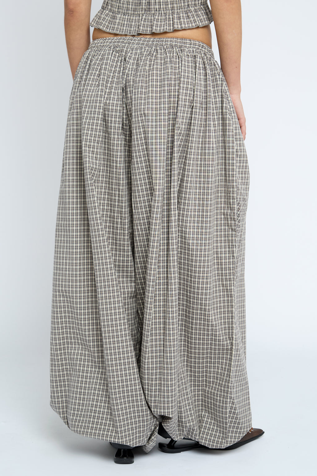 Sesame Trouser - Brown Check