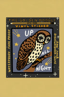 Up All Night Vinyl Sticker