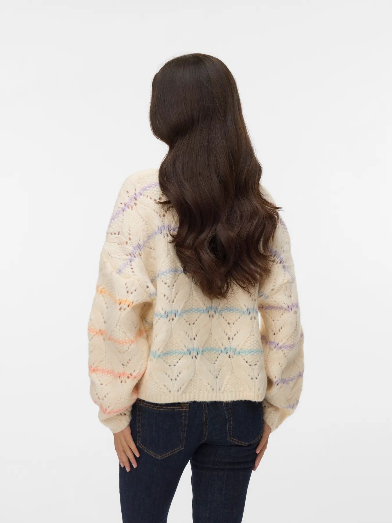 Hatty Stitch Pullover - Birch Space Dye