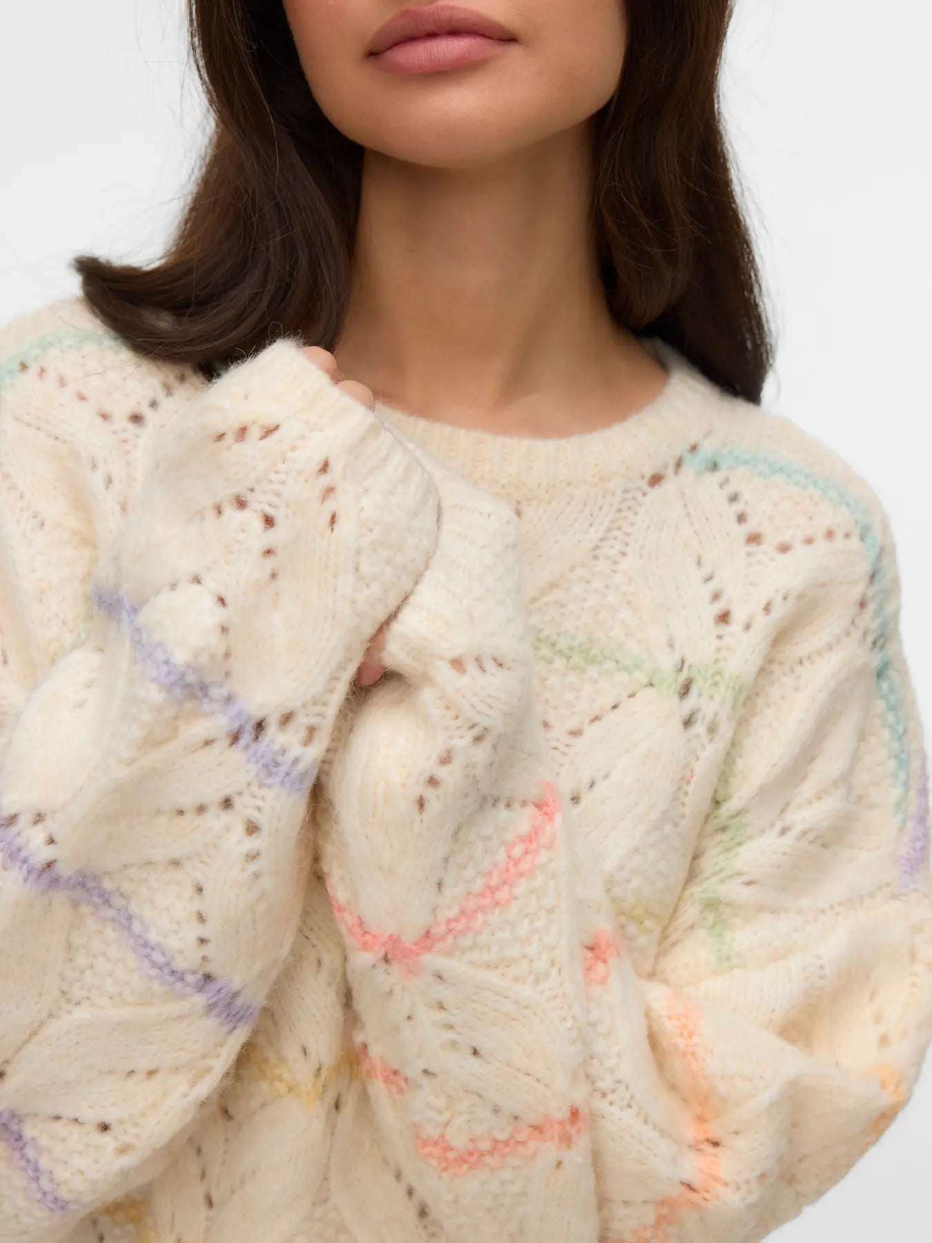 Hatty Stitch Pullover - Birch Space Dye