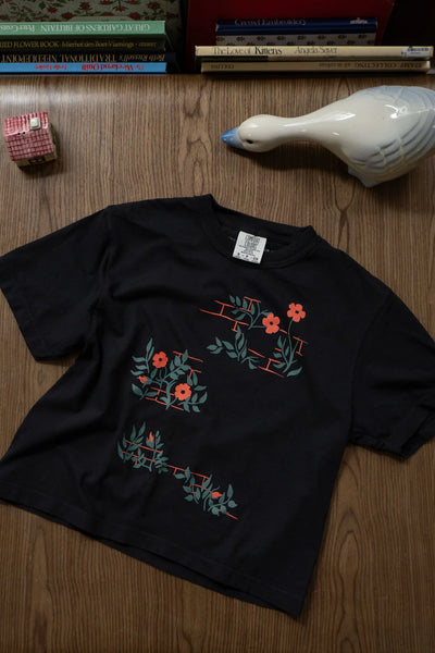 Wallflower CC Boxy Tee - Black