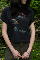 Wallflower CC Boxy Tee - Black