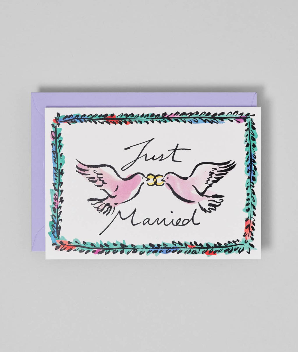 Wedding Doves Greeting Card
