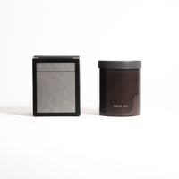 Home Glass Candle with Metal Lid