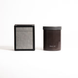 Home Glass Candle with Metal Lid