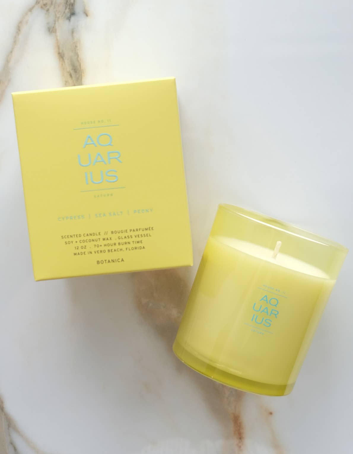 Aquarius Zodiac Candle - 12 oz.