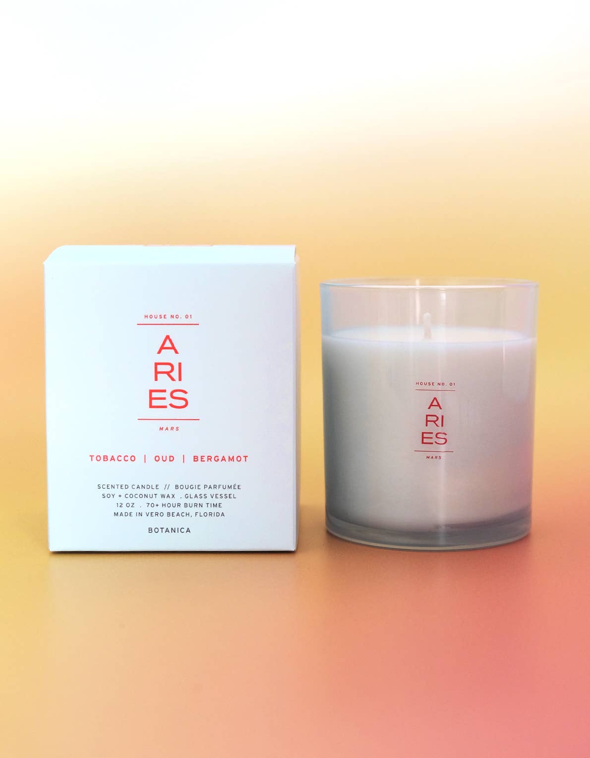 Aries Zodiac Candle - 12oz.