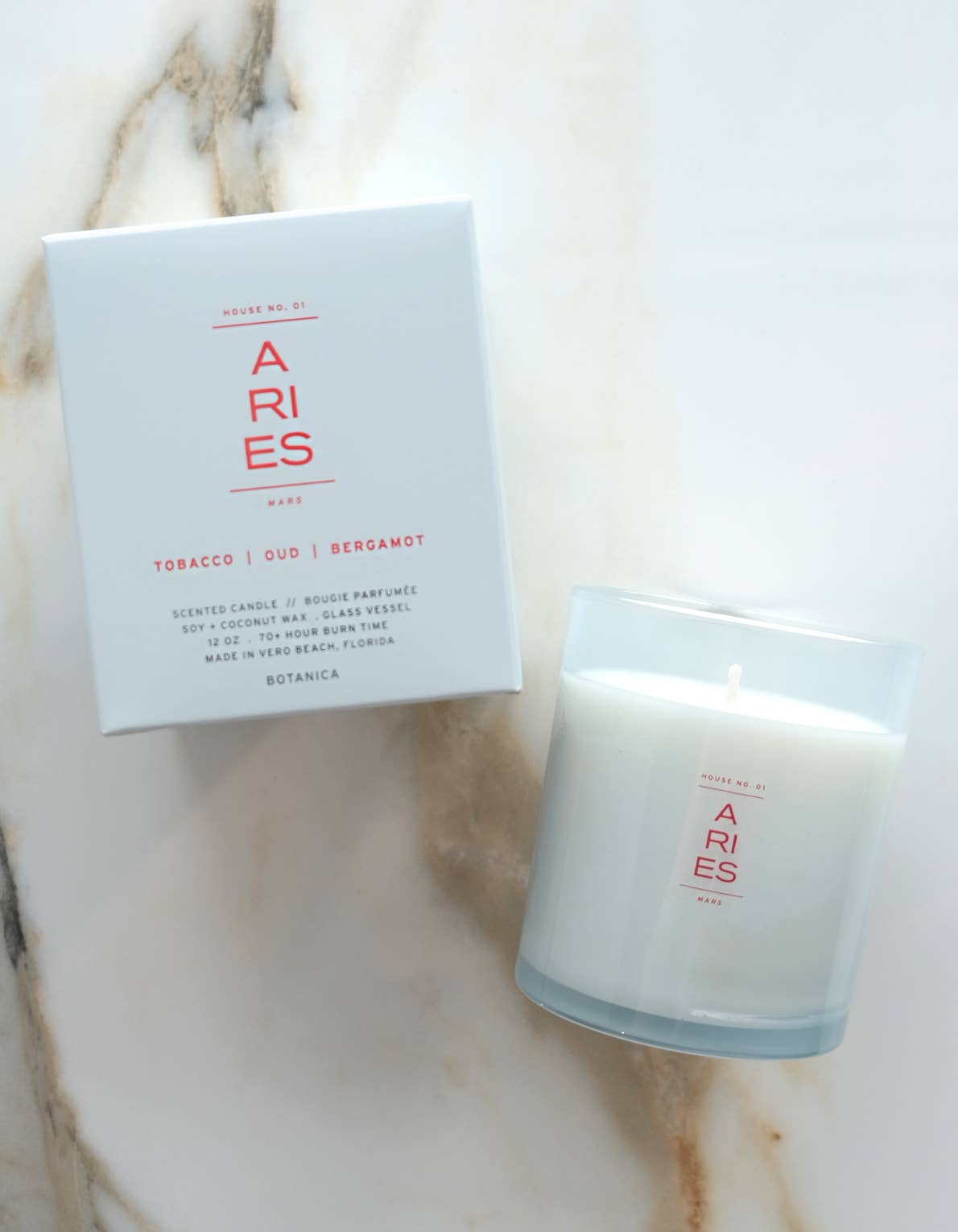 Aries Zodiac Candle - 12oz.