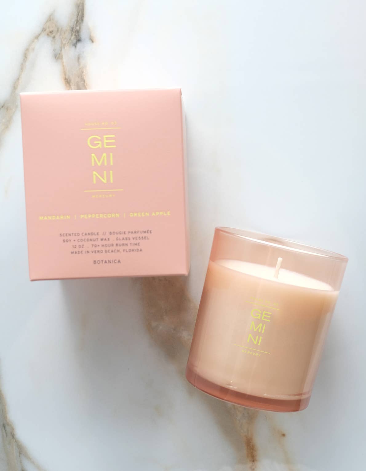 Gemini Zodiac Candle - 12oz.