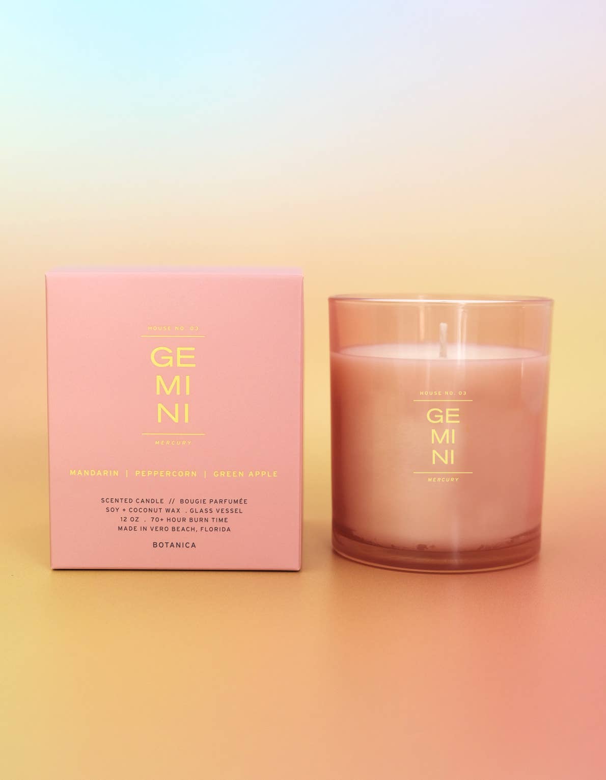 Gemini Zodiac Candle - 12oz.