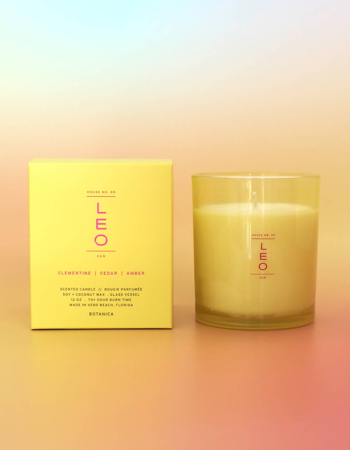 Leo Zodiac Candle - 12oz.