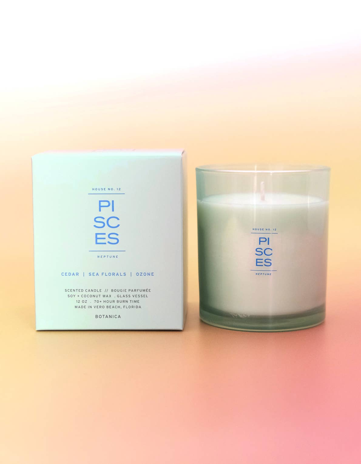 Pisces Zodiac Candle - 12oz.