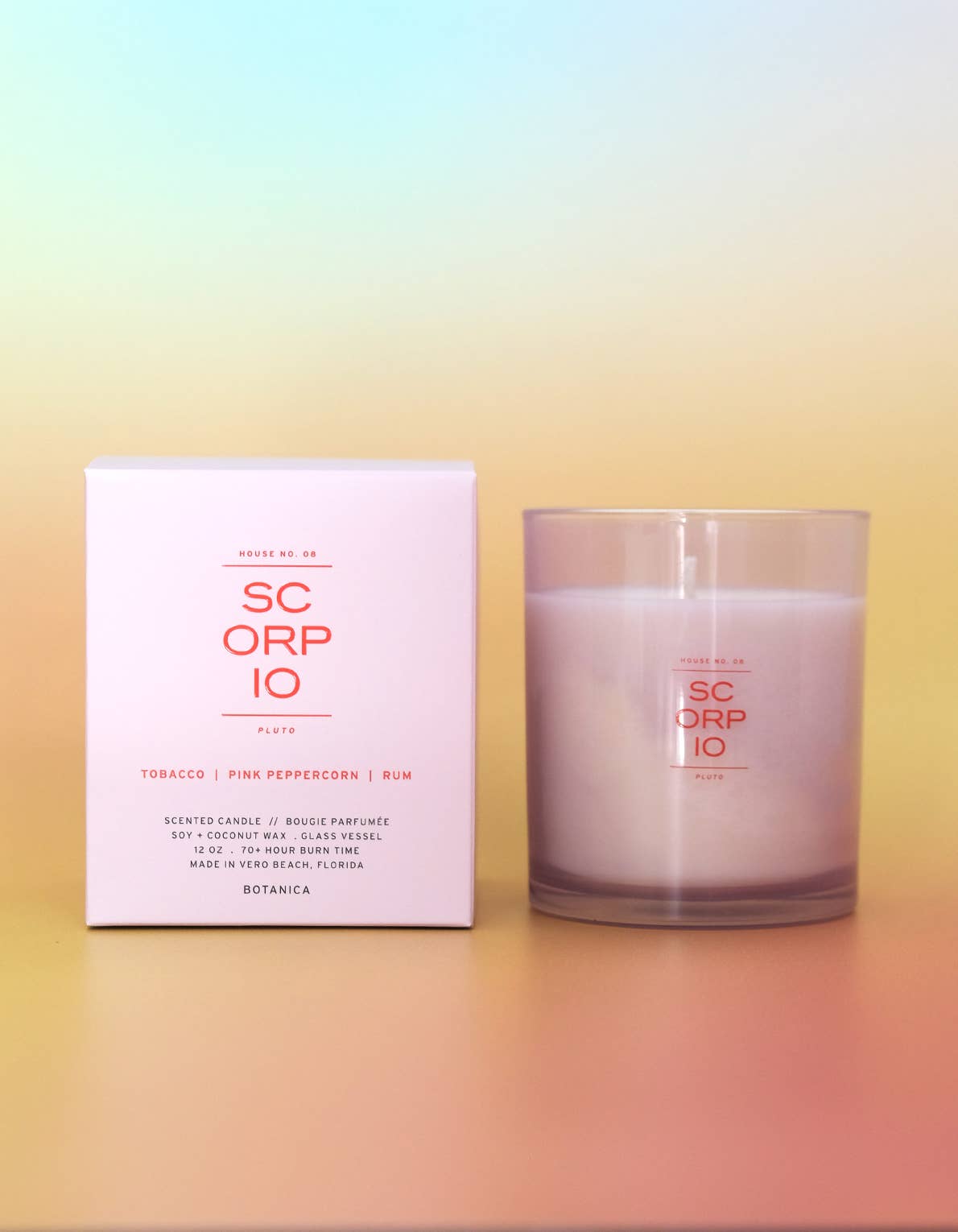 Scorpio Zodiac Candle - 12oz.