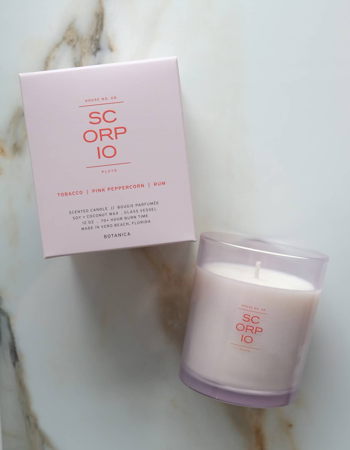 Scorpio Zodiac Candle - 12oz.