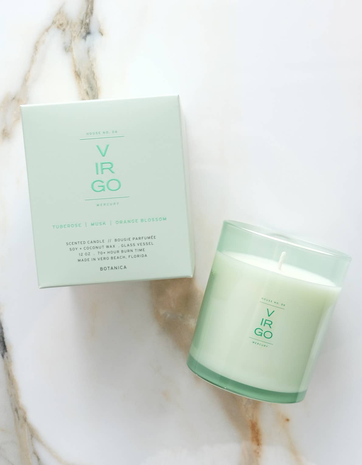 Virgo Zodiac Candle