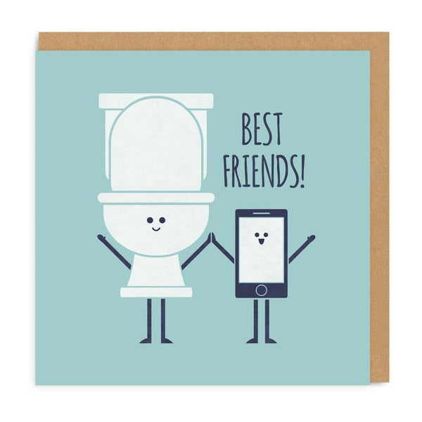 Best Friends Square Greeting Card