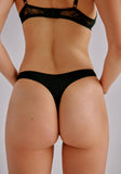 The Micro Lace Trim Thong