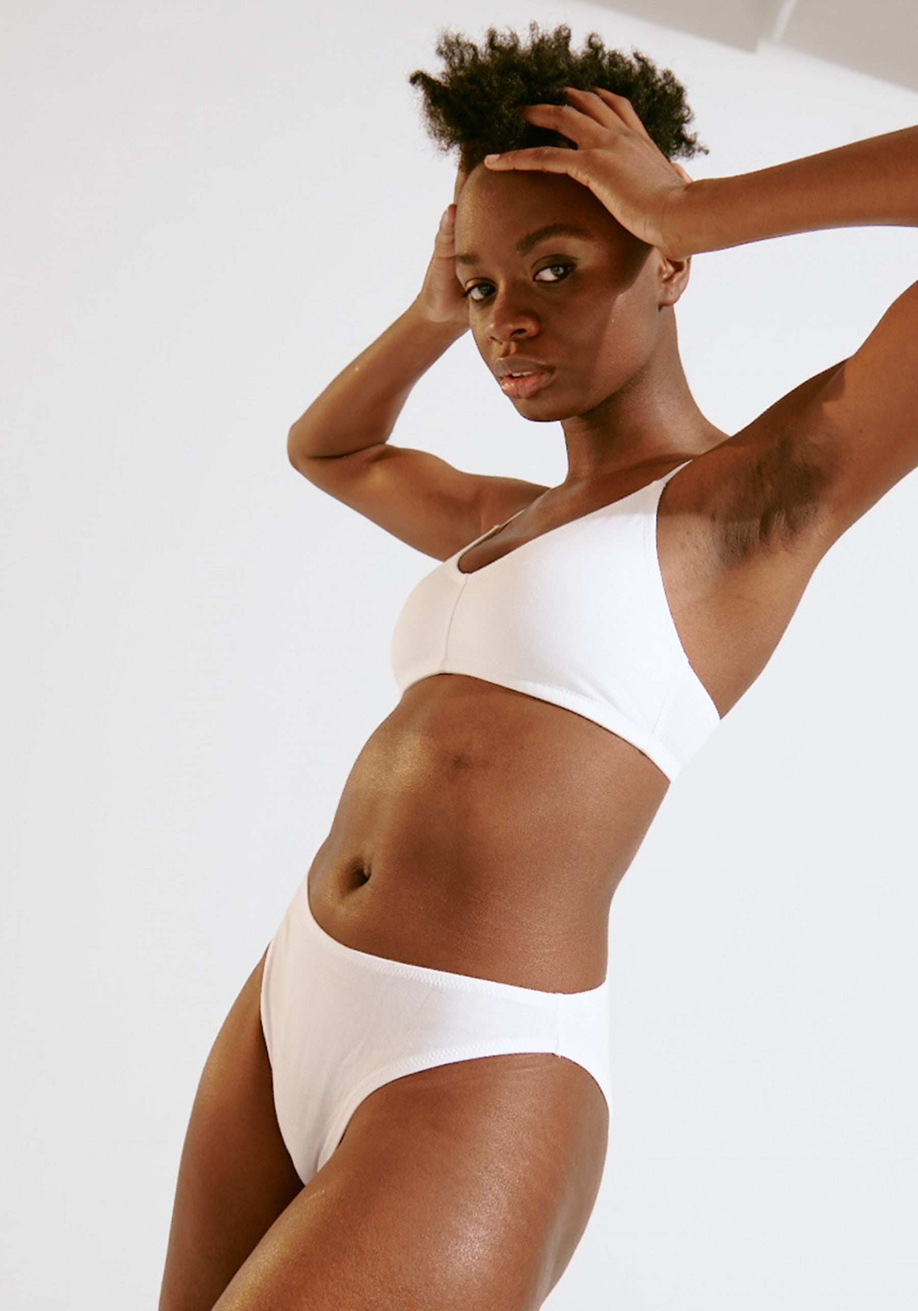 The Cotton High Leg Bikini