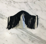 Fitted Face Mask with Fringe
