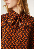 Zig Zag Smock Mini Dress
