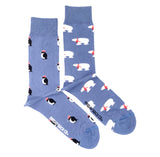 Limited Edition Polar Bear & Penguin Mismatched Socks M