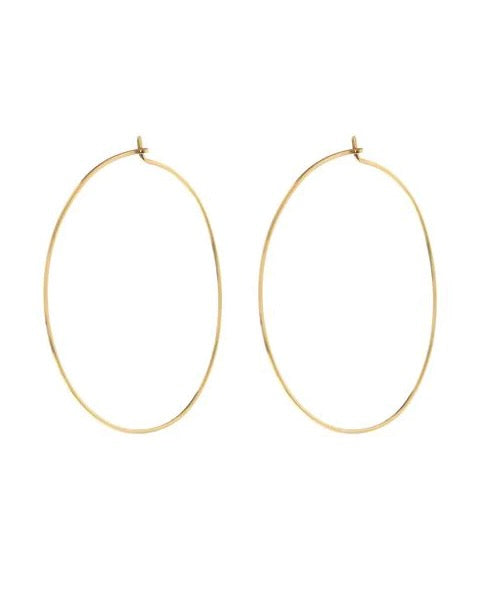 Capri Wire Hoop Earrings