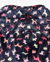 Dog Print Poncho