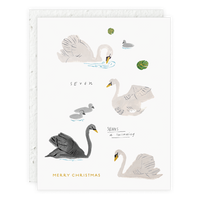 Seven Swans-a-Swimming