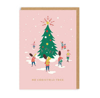 Oh Christmas Tree Band Greeting Card