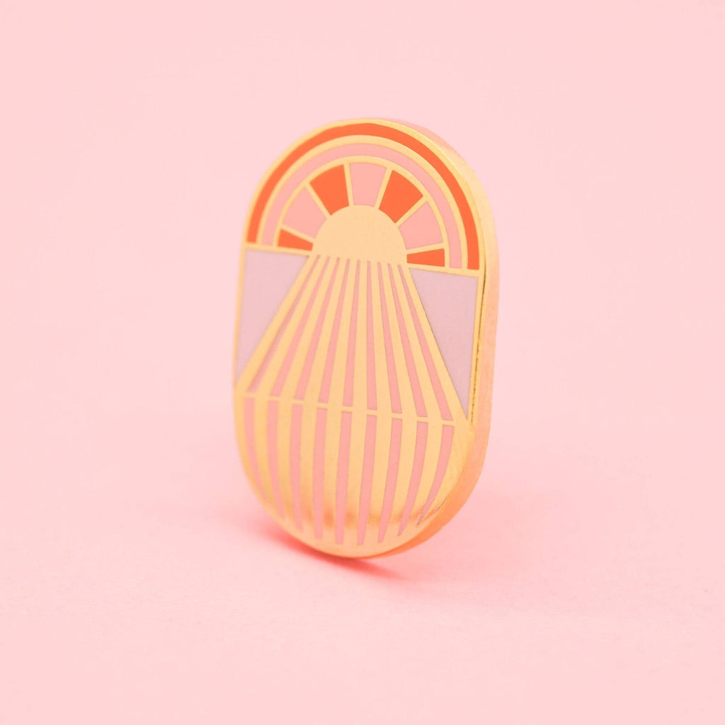 Sun Enamel Pin