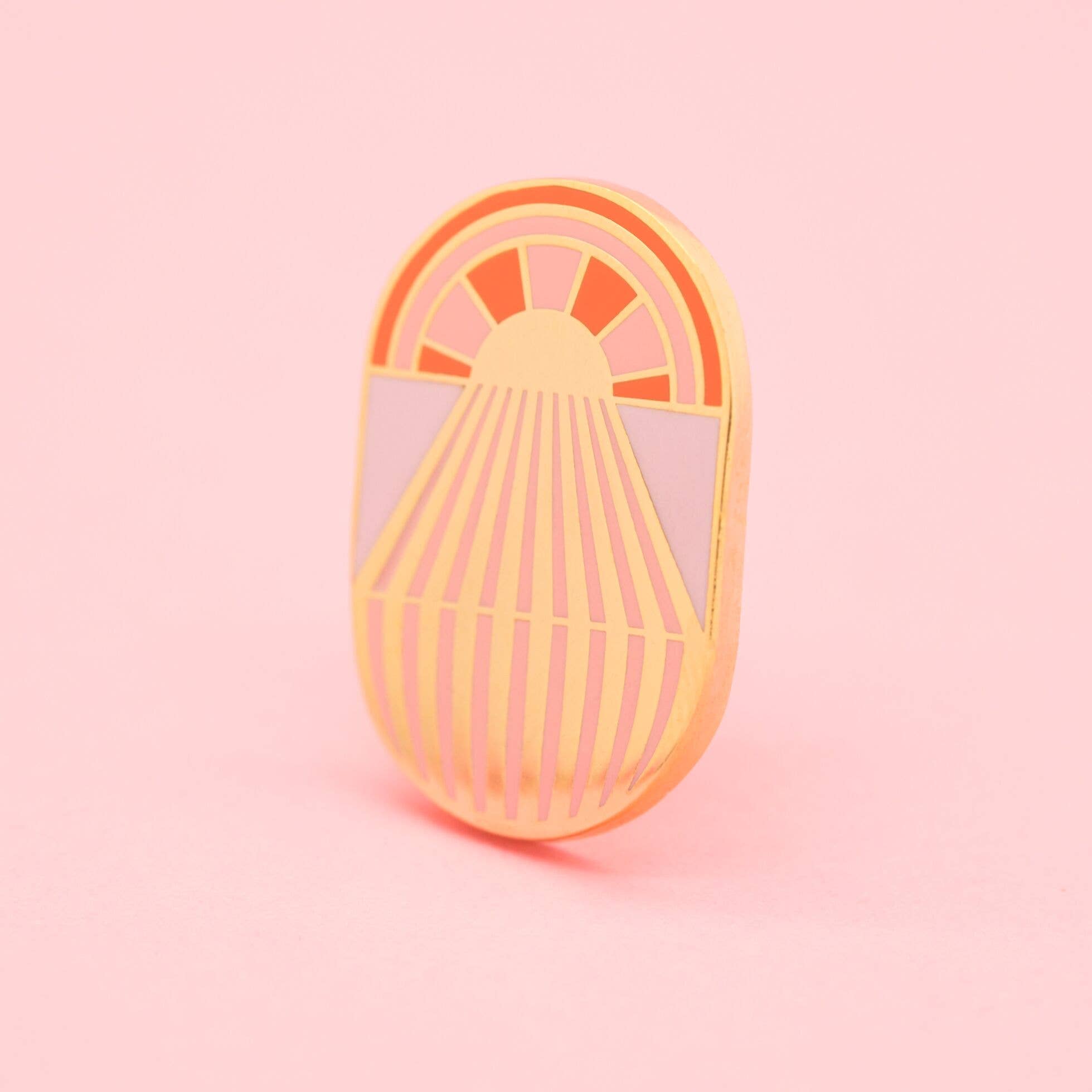 Sun Enamel Pin