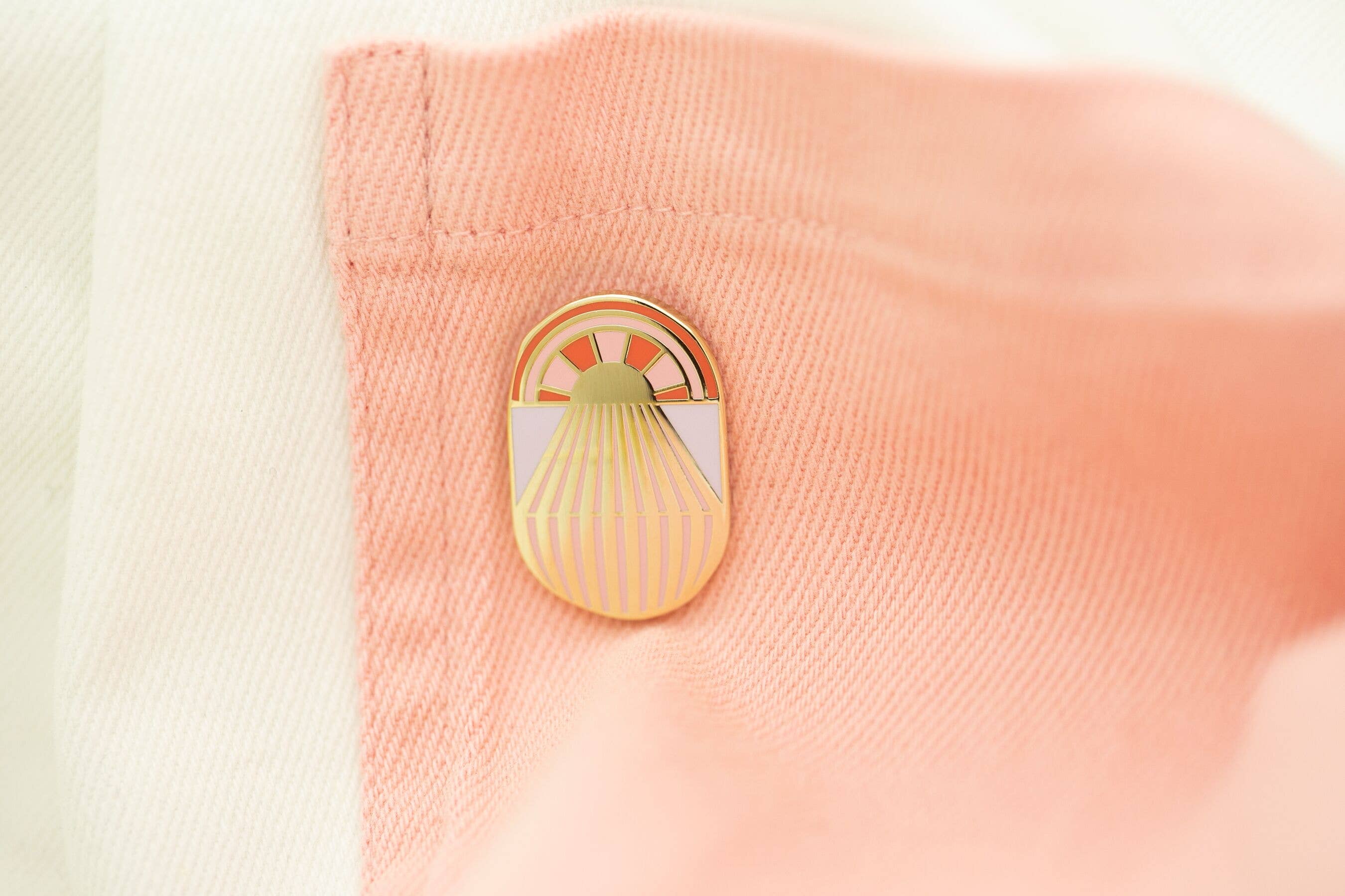Sun Enamel Pin